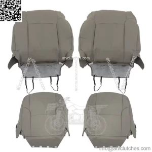 For 2003-2008 2009 Toyota 4Runner Front Passenger Driver Seat Cover Leather Gray