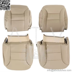 Seat Cover Tan Driver Passenger Bottom & Back  For 1995-1999 Chevy C1500 K1500