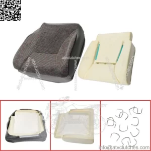 For 98-2002 Dodge Ram 1500 2500 3500 Driver Side Bottom Seat Cover+Foam Cushion
