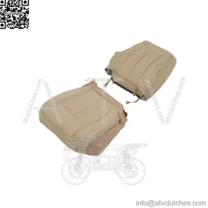 For 2007-14 Ford Expedition Driver Perforated Seat Cover Lean+Bottom Leather Tan