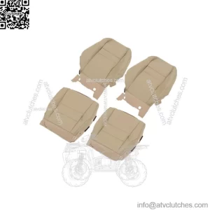 For 2007-2011 Honda CRV CR-V Beige Tan Front Left Right Seat Cover Leather