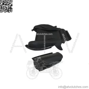 Front Driver Bottom Seat Cover For 2015-2021 Mercedes Benz C300 Black Leather