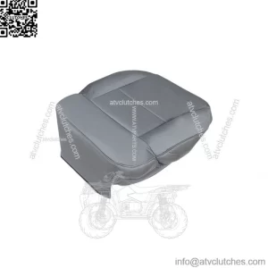 For Ford F150 2004-2008 Driver Side Gray Cloth Bottom Replacement Seat Cover AS
