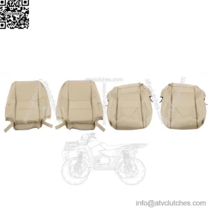 Seat Cover Driver & Passenger Bottom & Top Tan For 2000-2007 Toyota Sequoia