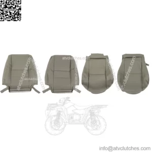 Seat Cover Front Bottom&Lean Gray Leather For Toyota Sequoia 2000-2006 2007