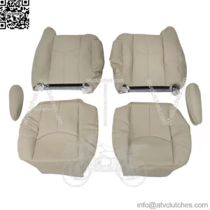 Seat Cover Light Tan For 2003-2005 2006 Chevy Tahoe GMC Yukon Driver&Passenger