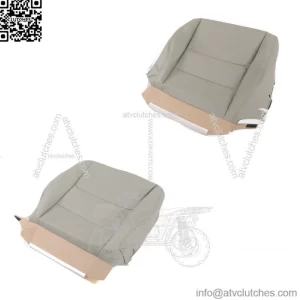 Front Left Right Bottom Leather Seat Cover For 2007-2012 Acura RDX Replacement