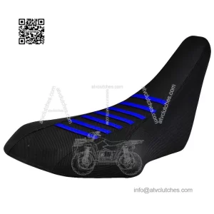 2003-2008 Suzuki LTZ 400 Z400 Gripper Seat cover Black/Blue Ribs Enjoy Mfg #207