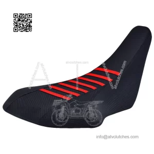Suzuki LTZ 400 Z400 Gripper Seat cover 2003-2008 Black / Red Ribs Enjoy Mfg #207