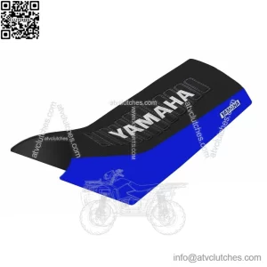 Black & Blue Series Seat Cover for Yamaha Warrior 350