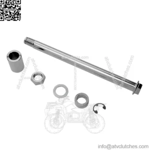 Drag Specialties Chrome Rear Axle Kit For Harley