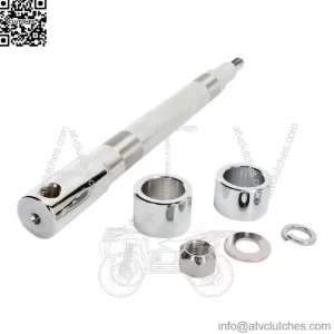 Drag Specialties Chrome Front Axle Kit For Harley