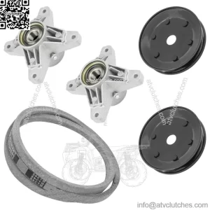 Deck Spindle w/ Pulley & Belt for White Outdoor Z-16 53AC225G190 42" 2x