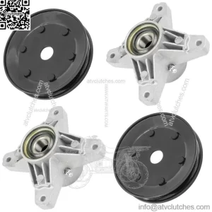 Deck Spindle w/ Pulley for Cub Cadet 213 2130 2135 214 190-214-100 38" 42" 2x