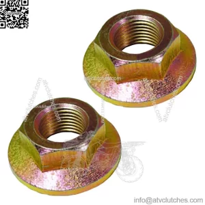 2 Repl Blade Spindle Pulley Flange Nut fits MTD 712-0417 912-0417 A 285-104