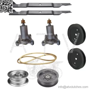 46" High Lift Blade Deck Rebuild Kit Fits Husqvarna YTH2246 blade belt spindle
