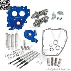551CE Easy Chain Drive Camshaft Cam Chest Plate Pushrod Kit Harley 06-17 550 (For: Harley-Davidson)