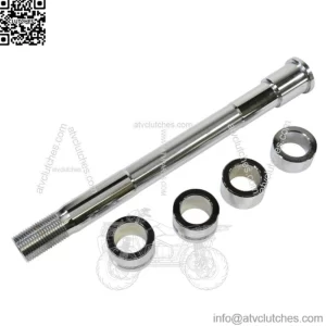 Drag Specialties Chrome Front Axle Kit Package ABS 2018+ Harley Softail (For: Harley-Davidson)