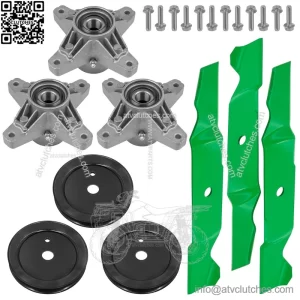 54" Deck Spindle & Pulley for Cub Cadet SLT1554/GT2554 - 918-04426, 756-3096