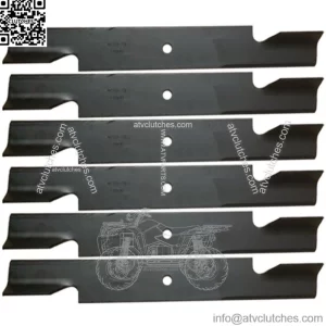 6PK Lawn Mower Blades Compatible with 61" Scag Super Z Turf Tiger STHM SW SWZ Mo
