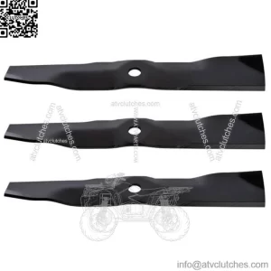 (3) Oregon Blades for John Deere LX176, LX178, LX186, LX188, LX277AWS 48"