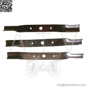 Set/3 blades for Frontier/John Deere GM1072R 72" grooming mower #5WP1008199KT