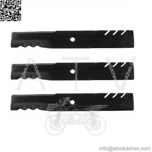 Mower Deck Mulch Blades - 54" - Fits John Deere 717, 717A, 727, 737, 757