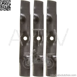 John Deere UC22009 Mower Blades 3-Pack 48" Deck GX 325 355 X 300 320 LT 180 Z425
