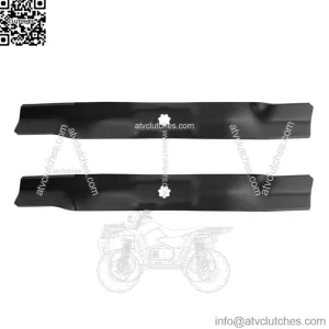2 Mower Blades for John Deere AM141034 M154062 LA120 42 Inch Deck High Lift