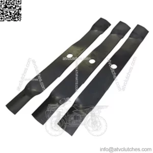 SET OF 3 John Deere Original Equipment Mower Blades - TCU18990