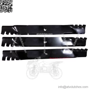 Set of 3-72" Predator mulching mower blades to fit husqvarn   47-112 Yazoo Kees