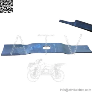 Yazoo 748 / 206-748 17" Mower Blade, "D" Style Mounting Hole