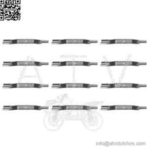 12 Pk Rotary 6432 Blade 20-1/4"X 5/8" Left Hand Cut High-Lift Fits Woods