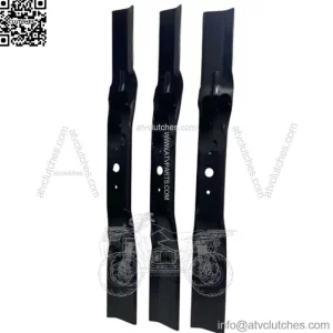 Qty/3 XHT B1WA3402 Mower Blade 25-1/16" for 48" Walker GHS Deck