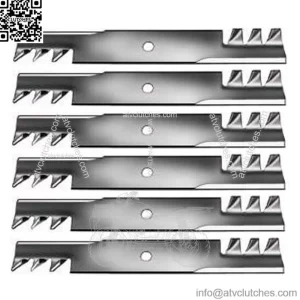 6-TOOTHED MULCHING BLADES FITS 32"/48" ARIENS EXMARK FERRIS GRAVELY SNAPPER TORO