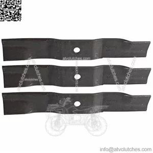 Ariens 3 OEM High Lift Mower Blades Ariens Gravely Pro-Turn 152 w/ 52" Deck 004