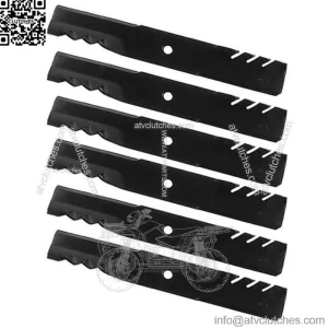 (6) Gravely Mower Mulch Blades - 60" - ZTHD, Pro Turn, Promaster, PM300, ZTHD60