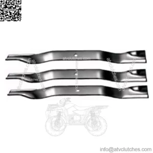 Set of Three HD Replacement Blades for Gravely 72" Cut Mowers  08983800  0.240"