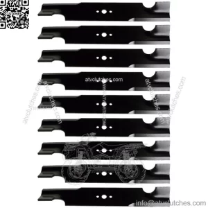 (9) Mower Blades  Commercial Hi-Lift for Gravely  04919100 32" 48" Deck