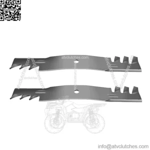 Set Of (2) Copperhead Mulching Blades Fits Bobcat 18" X 5/8"