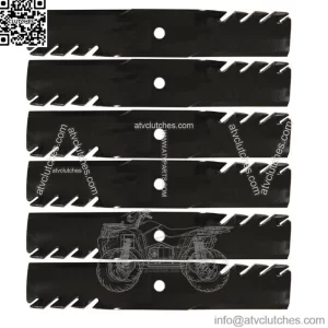 (6) Fits Bobcat Mower Deck Mulch Blades - 48'' - Pro Fits CAT