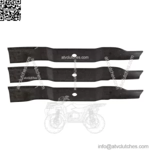 3 Mower Blade Set for 52" Deck Ariens IKON X IKON XL Gravely ZT X/ XL Series ZTR