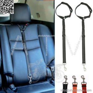 safety anti shock pet dog car seat belt clip bungee lead vehicle travel harness