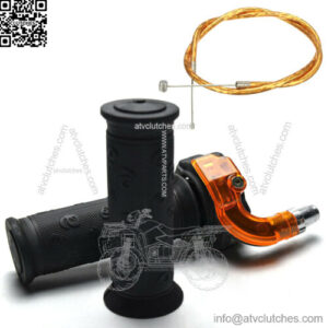 22mm electric bicycle twist throttle grips 3 pin handle bar