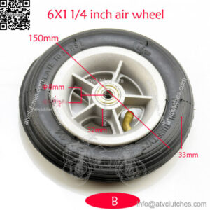 6 inch tire and wheel 136/5 6 for atv