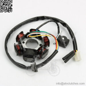 magneto stator for 6 ignition coil 6 pole dy100 atv scooter engines