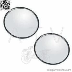 21 2cm atv rear mirror plastic aluminum die cast convex mirror set of utv part