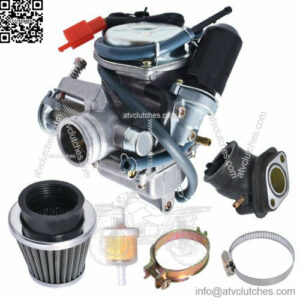 15mm carburetor and air filter fit for 49cc 2 stroke mini pocket bike