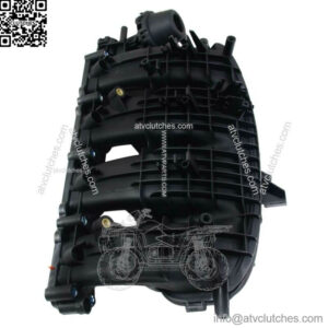 168 gasoline engine muffler exhaust with intake manifold for go kart
