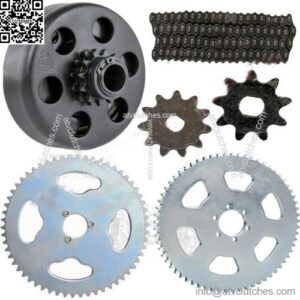 centrifugal go kart clutch 14t 3/4 bore with 420 chain 60t sprocket kit